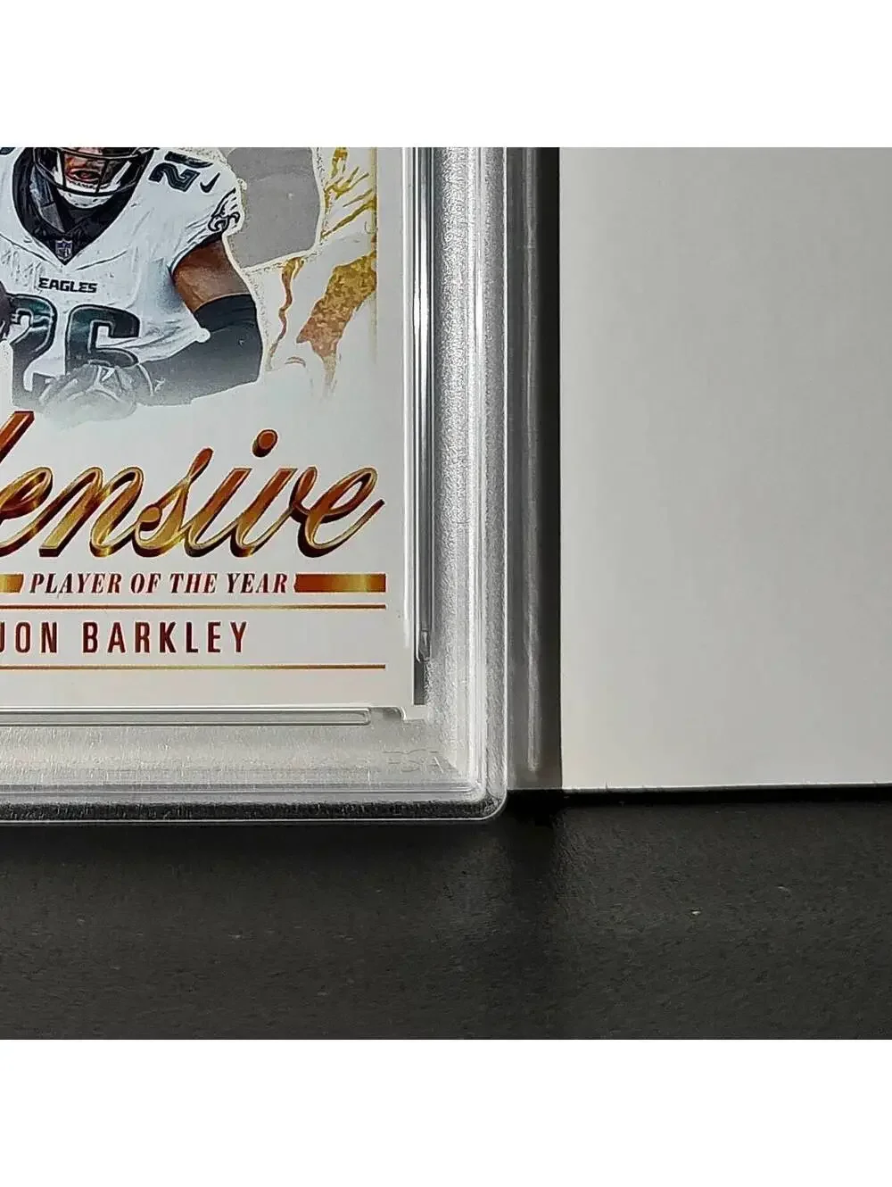 Saquon Barkley 2024 Panini NFL AP Offensive Player of the Year Eagles PSA 9 Mint